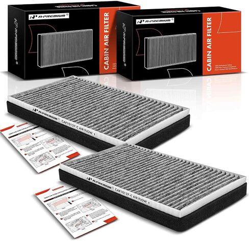 A-Premium 2-PC Cabin Air Filter with Activated Carbon Compatible with Ford Escape & Mazda Tribute 2002-2006 & Mercury Mariner 2005-2006, 2.0L 2.3L 3.0L, Replace# YL8419N619A in Saudi Arabia