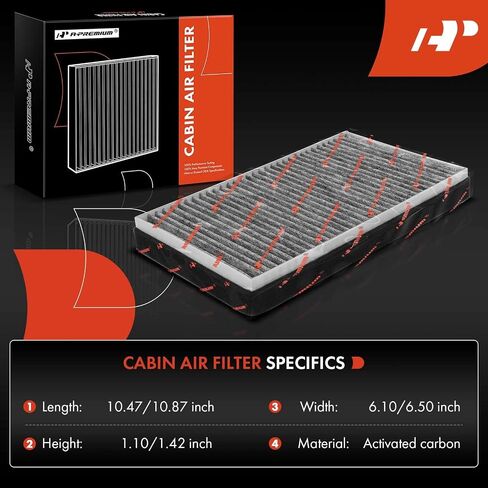 A-Premium 2-PC Cabin Air Filter with Activated Carbon Compatible with Ford Escape & Mazda Tribute 2002-2006 & Mercury Mariner 2005-2006, 2.0L 2.3L 3.0L, Replace# YL8419N619A in Saudi Arabia