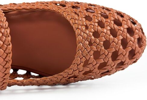 Hand Woven Mesh Flats for Women, Dressy Ballet Mary Jane Flats Summer Ballet Buckle Strap Ballerina Flat Shoes, Ultra Soft, Memory Foam, Office Casual Dressy, Mesh Shoes for Women in Saudi Arabia
