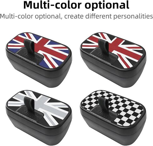 صندوق تخزين وحدة التحكم المركزية FDAIUN + حصيرة جلدية لملحقات تخزين السيارة 2024-2025 BMW Mini Cooper F65 F66 قطعتين (رمادي وأبيض وبيج) in Kuwait