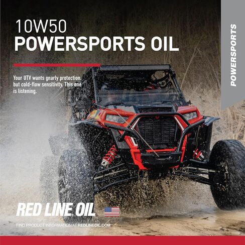 Red Line 42604 10W50 Synthetic Motorcycle Motor Oil - 1 Quart in Saudi Arabia