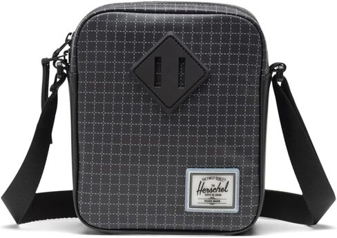 Herschel Supply Co. Heritage Crossbody, Standard, Grid - Black in Saudi Arabia