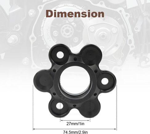 Xitomer Clutch Lifter Plate & Springs Kit Compatible With Grom 125 MSX125 / MSX125 ABS 2014-2020 & Monkey 125 / ABS 2019-2021 Motorcycle Clutch Springs Lifter Clutch Plate in Saudi Arabia
