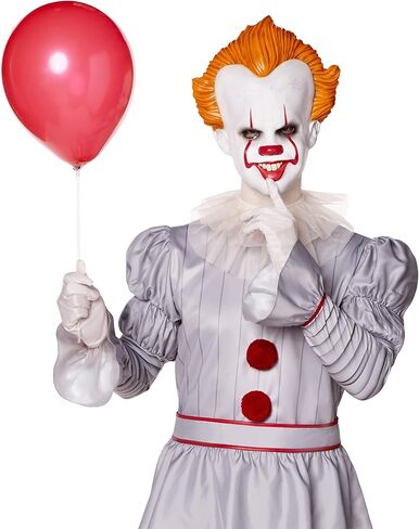 Spirit Halloween It Adult Pennywise Costume | Officially Licensed | Horror | Clown Cosplay | Group in Saudi Arabia