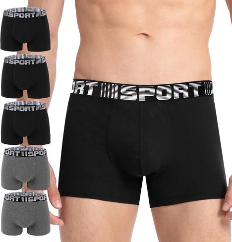 PIXUM Men Trunks Underwear Soft Cotton Boxer Brief Breathable Men's Underwear in Saudi Arabia