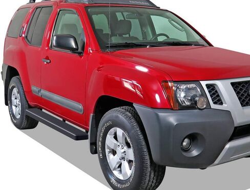 APS Running Boards (Nerf Bars Side Steps Step Bars) Compatible with Nissan Xterra 2005-2015 (Stainless Steel Black Powder Coated 6 inches) in Saudi Arabia