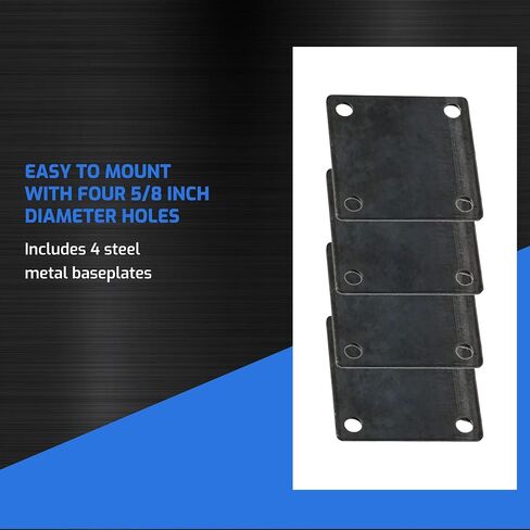 Base Plate Square Corner 8" X 8" X 3/8" - 2 pack in Saudi Arabia