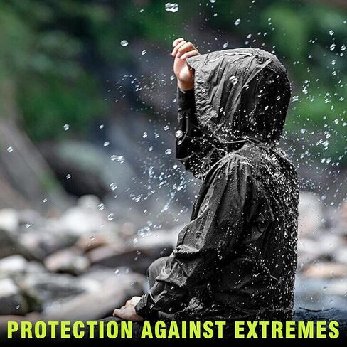 FWG Men's Dry Suit - PU Coated Full-Body Protection for Fishing, Kayaking, and Outdoor Adventures in Kuwait