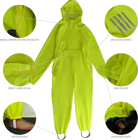FWG Men's Dry Suit - PU Coated Full-Body Protection for Fishing, Kayaking, and Outdoor Adventures in Kuwait