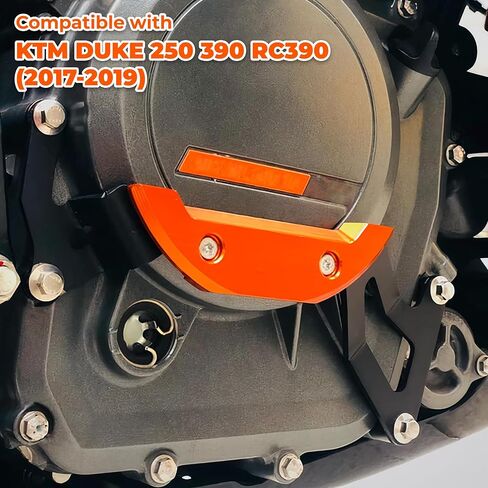 Engine Guard Protector Stator Cover Replacement for KTM Duke 250 390 RC390 2017 2018 2019 Engine Slider Cover Protector (Orange) in Saudi Arabia