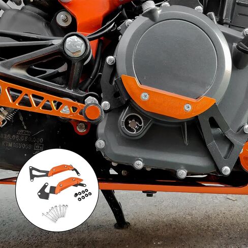 Engine Guard Protector Stator Cover Replacement for KTM Duke 250 390 RC390 2017 2018 2019 Engine Slider Cover Protector (Orange) in Saudi Arabia