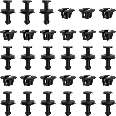 15 Sets Bumper Clips, Bumper Grill Fenders Fastener Clips, Front Air Deflector Retainer Clip & Grommets, Car Accessories Compatible with Chevy Silverado GMC, Replace OEM# 15733970, 15733971 in Saudi Arabia