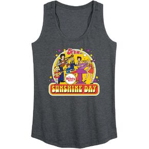 HYBRID APPAREL - The Brady Bunch - The Brady Kids - Sunshine Day - Vintage Cartoon Band - Women's Racerback Tank Top in Saudi Arabia