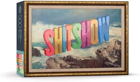 Genuine Fred Shitshow by Wayne White, 500 Piece Puzzle, Multicolored (5280376) in Kuwait