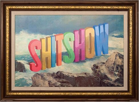 Genuine Fred Shitshow by Wayne White, 500 Piece Puzzle, Multicolored (5280376) in Kuwait