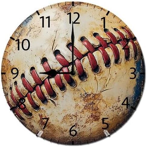 Bear Moose Deer Wall Clock Battery Operated Non Ticking Silent Analog Rustic Farmhouse Round Clock Wood Decor for Home Kitchen Living Room Bathroom in Saudi Arabia
