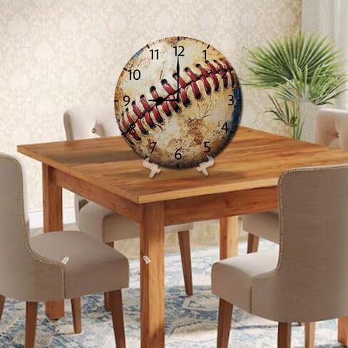 Bear Moose Deer Wall Clock Battery Operated Non Ticking Silent Analog Rustic Farmhouse Round Clock Wood Decor for Home Kitchen Living Room Bathroom in Saudi Arabia