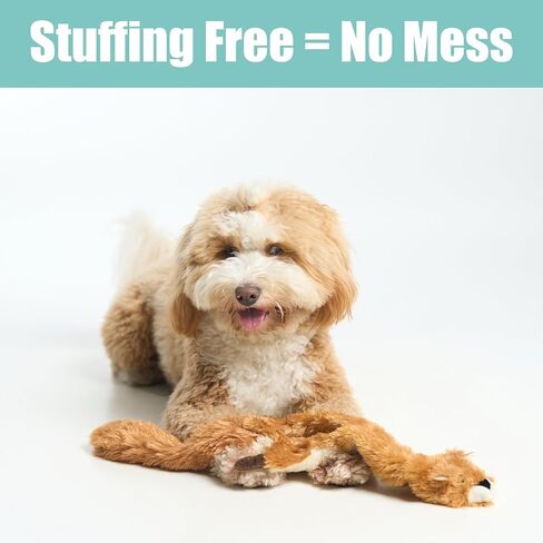 SPOT Skinneeez | Stuffless Dog Toy with Squeaker For All Dogs | Tug-Of-War Toy For Small and Large Breeds | 17" | Chicken Design | By Ethical Pet in Saudi Arabia