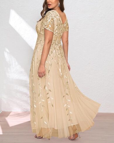 Plus Size Wedding Dress Bride White Women Bridal Shower Formal Long Elegant Sparkly Simple Prom Gowns with Sleeve 2024 in Kuwait
