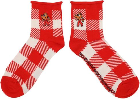 Bioworld The Grinch & Max Character Prints Women's 3-Pair Pack Casual Quarter Crew Socks in Saudi Arabia