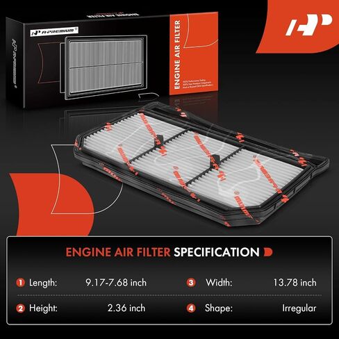 A-Premium Engine Air Filter Compatible with Hyundai Elantra 2021 2022 2023 1.6L in Saudi Arabia