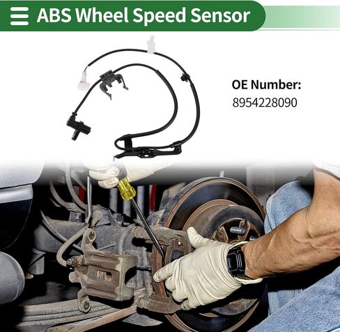 Motoforti ABS Wheel Speed Sensor ABS Sensor Anti-Lock Braking System Sensor for Toyota Previa 2002-2006 No.8954228090 Front Right in Saudi Arabia