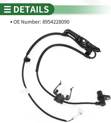 Motoforti ABS Wheel Speed Sensor ABS Sensor Anti-Lock Braking System Sensor for Toyota Previa 2002-2006 No.8954228090 Front Right in Saudi Arabia