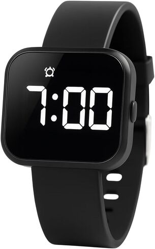 Zzz. Silent Vibrating Alarm Watch (16 Alarms, Adjustable Vibration Intensity) – Wake Up Quietly Without Disturbing Your Partner – Ideal for Heavy Sleepers & Couples in Saudi Arabia