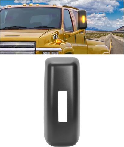 HECASA Mirror Cover Compatible with 2003-2009 Chevy Chevrolet Kodiak C4500 C5500 C6500 GMC Topkick C4500 C5500 Replacement for 20791442 Outer Side View Mirror Cap Cover Trim Driver/Passenger Side 1 PC in Saudi Arabia