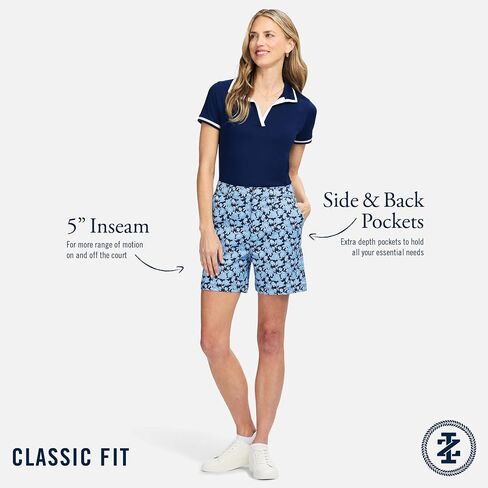 IZOD Women's Golf Shorts Performance Stretch in Saudi Arabia