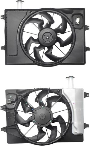 Radiator Cooling Fan Replacement Engine Radiator Cooling Fan Assembly Compatible for Hyundai Elantra 2017-2020, for Hyundai Elantra GT 2018-2020, for Kia Forte 2019-2022 in Saudi Arabia