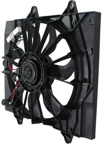 For Chrysler PT Cruiser Radiator and A/C Condenser Fan Assembly 2004 2005 w/Turbo For CH3115144 | 5127726AA in Saudi Arabia