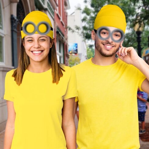 3Pcs Halloween Cosplay Costume Accessories for Man Women Halloween Cosplay Party Yellow in Saudi Arabia