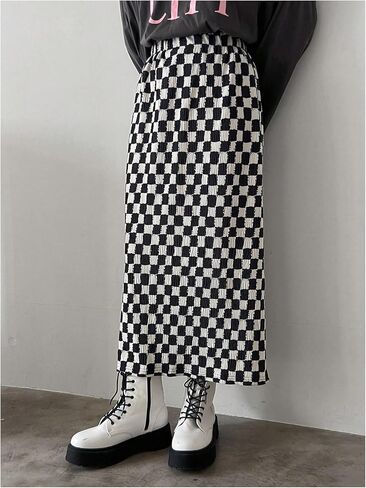 تنورة طويلة مستقيمة بخصر مطاطي للنساء من Floerns in Kuwait