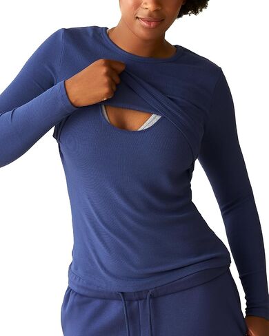 Kindred Bravely Ribbed Long-Sleeve Nursing T-Shirt in Saudi Arabia