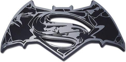 Elektroplate مرخص رسميًا من DC Comics Dawn of Justice Batman v Superman شعار أكريليك للسيارات باللونين الأسود والأحمر للسيارات والشاحنات وجميع السيارات | مقاس عالمي بمقاس 4.3 بوصة × 2.1 بوصة | مقاومة للعوامل الجوية in Saudi Arabia