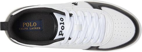 POLO RALPH LAUREN Polo Court II (Big Kid) Black/White 5 Big Kid M in Saudi Arabia