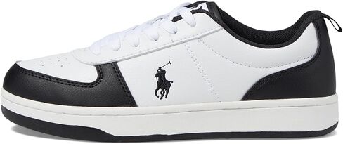 POLO RALPH LAUREN Polo Court II (Big Kid) Black/White 5 Big Kid M in Saudi Arabia