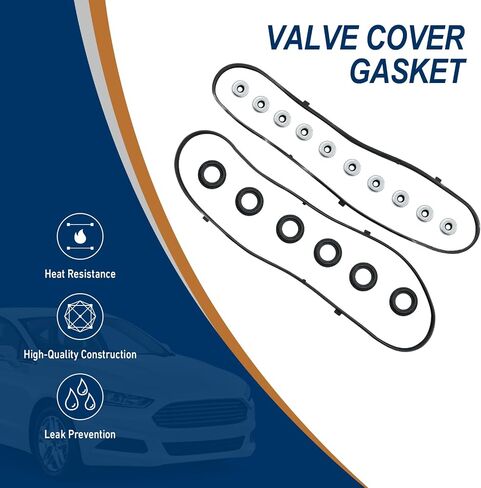 Valve Cover Gasket Compatible with Acura MDX 2003-2009, Acura RL 2005-2008, Acura TL 2004-2008, Saturn Vue 2004-2007 3.5L -Replace# VS50607R, 36-1708, 12341RCAA01 in Saudi Arabia