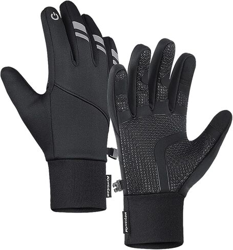 Anti-Slip Spandex Winter Gloves with Touchscreen and Waterproof Features - Thermal Gloves for Outdoor Activities in Saudi Arabia