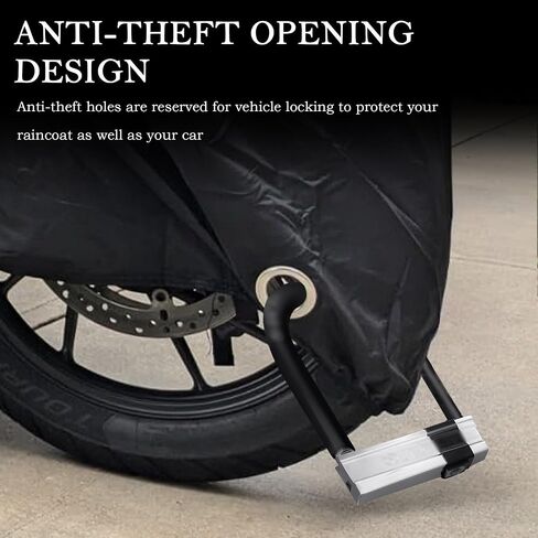 Large Motorcycle Cover Waterproof Outdoor with Reflective Strips,Heavy Duty Motorcycle Covers Fits up to 104" Long with Storage Bag & Lock-Holes,Universal Motorcycle Rain Cover in Kuwait