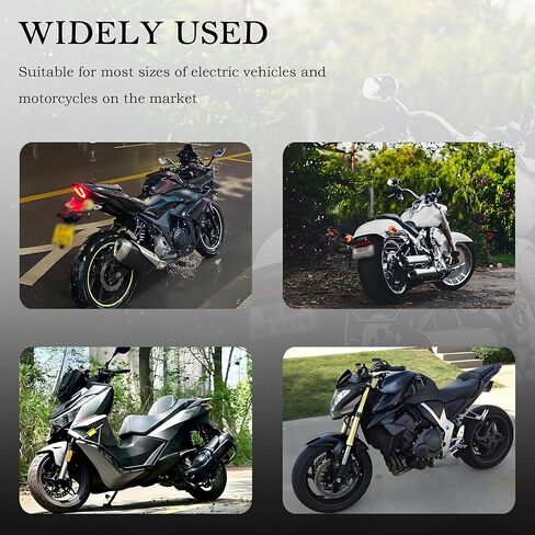 Large Motorcycle Cover Waterproof Outdoor with Reflective Strips,Heavy Duty Motorcycle Covers Fits up to 104" Long with Storage Bag & Lock-Holes,Universal Motorcycle Rain Cover in Kuwait