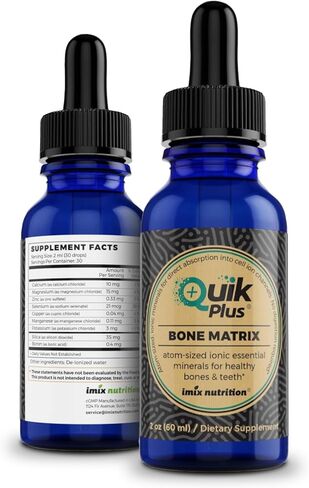 QuikPlus Liquid Mineral Supplement for Adults – Vegan, Gluten-Free, All Natural, Highly Bioavailable – 2 oz Bottle (Trace Matrix) in Saudi Arabia
