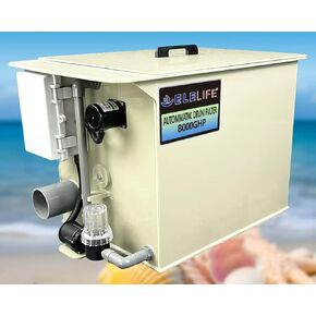 مرشح طبل تلقائي، مرشح علبة حوض السمك، فلتر علبة خارجي، أحواض السمك، بركة السمك، بركة الحديقة، حمام سباحة طبيعي، مرشح علبة لأحواض السمك حتى 8000 جالون في الساعة، 316 لتر من الفولاذ المقاوم للصدأ 200 شبكة غربال in Kuwait