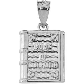 Claddagh Gold Religious Jewelry Fine Sterling Silver Book of Mormon Pendant in Kuwait