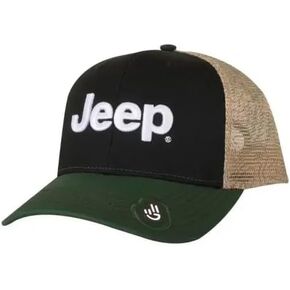 Jeep Wave Topographic Trucker Hat Green in Saudi Arabia