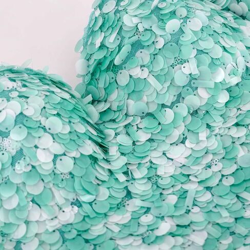 ELLACCI Women’s Sequin Bustier Crop Top Sparkly Glitter Party Tank Tops with Adjustable Straps Green in Saudi Arabia