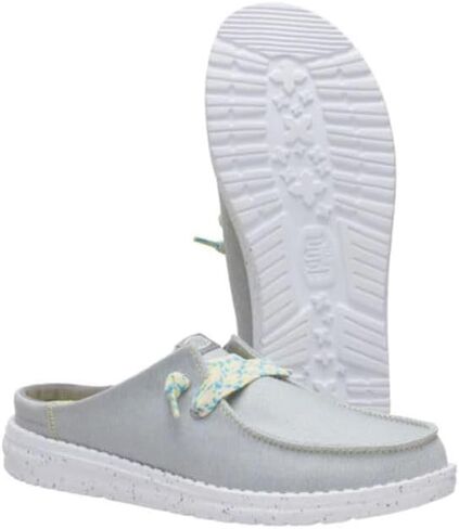 HEYDUDE Women's Wendy Slip Friendship Lace Mules | Lightweight Slip-On Shoes for Travel & Casual Wear in Saudi Arabia