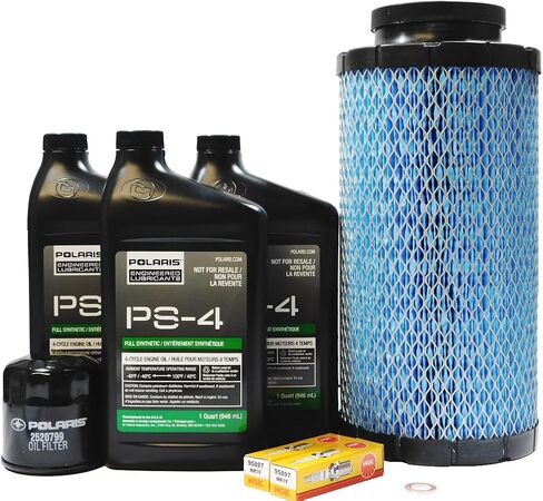 2018-2021 Polaris RZR RS1 EPS OEM 5W-50 Oil Change Service Kit POL104 in Saudi Arabia