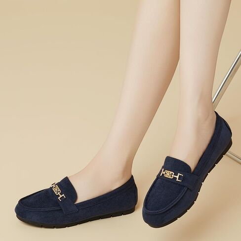 Women's Loafer Shoes Leisure Slip On Work Shoes Comfort Walking Flats in Saudi Arabia